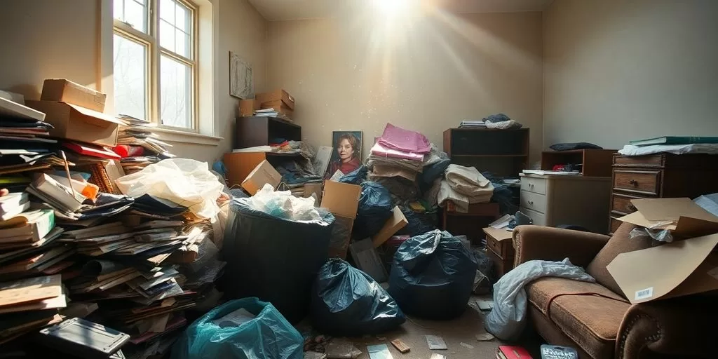 Organized basement after a successful cleanout.