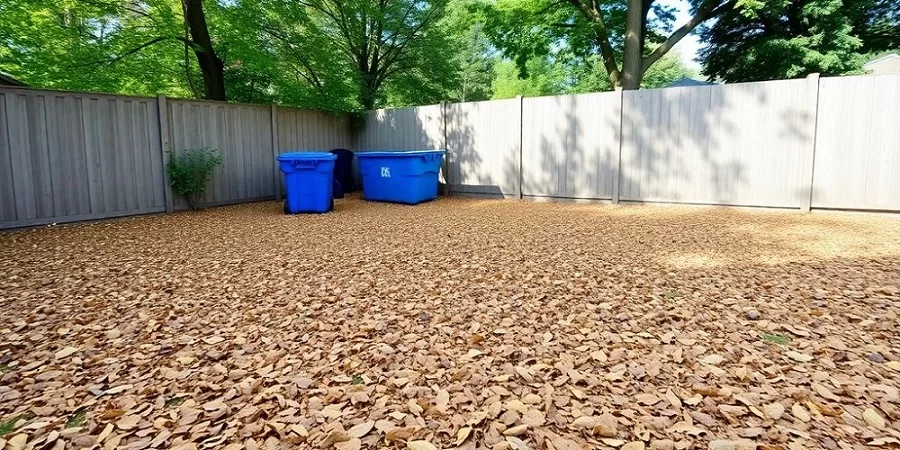 Toronto yard cleanup with a bin