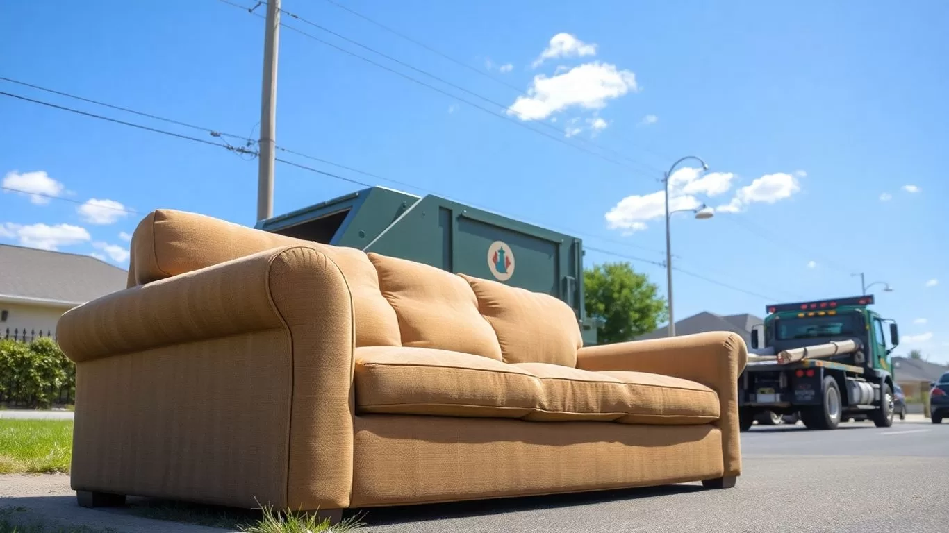 Furniture disposal service in Mississauga for safe and eco-friendly removal of unwanted items.
