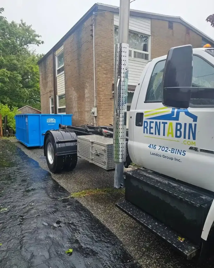 rent a bin truck markham
