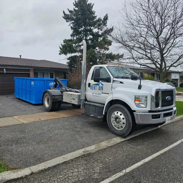 Construction dumpster rental in Toronto by Rent A Bin